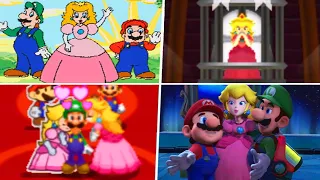 Evolution of Princess Peach Being Rescued (1985 - 2021)