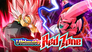 NO ITEMS!! EZA LR PHY BUUHAN VS GOKU BLACK! DISMAL FUTURE RED ZONE (DBZ: Dokkan Battle)