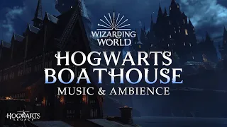 Hogwarts Boathouse | Harry Potter Music & Ambience, Hogwarts Legacy