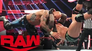 Randy Orton most dangerous rko to Ricochet in slow motion