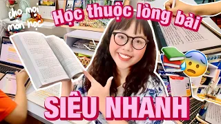 6 mẹo học thuộc lòng bài nhanh cho kì thi | Ghi nhớ mọi thứ trong 1 ngày