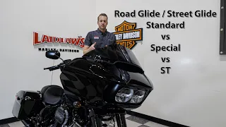 2022 Road Glide / Street Glide "Standard" vs Special vs ST │ Harley-Davidson