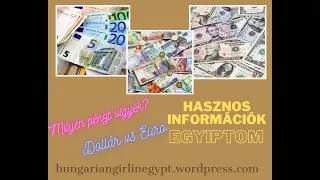 💰 Milyen pénzt vigyek Egyiptomba? 💵💶💷 #euro #dollar