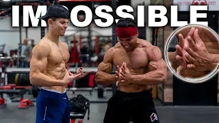 BODYBUILDERS TRY IMPOSSIBLE EGG CHALLENGE!!!