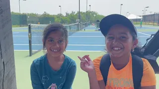 Aiyaana Won the USTA Orange Ball Tournament at Austin Tennis Academy