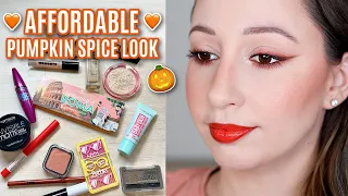 The Viral Pumpkin Spice Makeup Look - BUT Affordable 🧡🍁