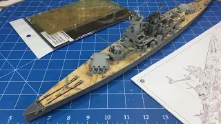 Trumpeter 1:350 Graf Spee  Kit Review & Build