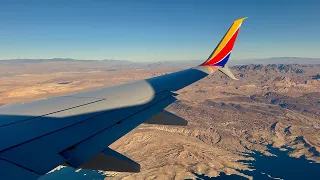 [4K] – Full Flight – Southwest Airlines – Boeing 737-79P – TUL-LAS – N7861J – WN2758 – IFS 802