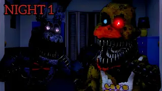 Watch Your Nightmares (FNAF 4 With Cameras) Noche 1_Gameplay