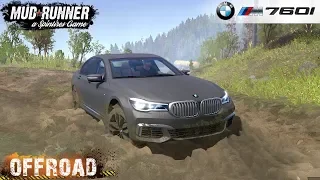 Spintires: MudRunner - BMW M760I 2017 Stuck in Mud Off-road