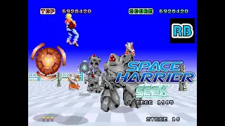 1985 [60fps] Space Harrier No shot Nomiss ALL