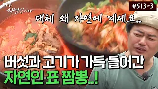 [자연인] 513-3 "장사 안 하시고 왜 여기 계세요..?" 윤택이 역대급 맛이라 칭한 자연인의 불 맛 가득한 짬뽕..!