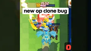 NEW OP GOLEM AND LAVA HOUND CLONE BUG - Clash Royale Esat Sacli #shorts