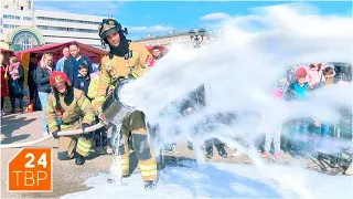 370-летие пожарной охраны отметили в Сергиевом Посаде | Новости | ТВР24 | Сергиев Посад
