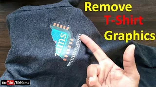 how to remove rubber print from t shirt at home