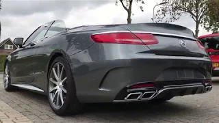 Mercedes-Benz S63 AMG Convertible Applied Ceramic Coating (4K)