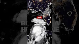 Idalia becomes a hurricane