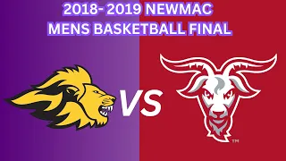 2018-2019 NEWMAC Men's Basketball Championship: WPI Engineers vs Emerson Lions