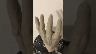 Sculpture 3D main en argile auto durcissant 😄🙌🏻