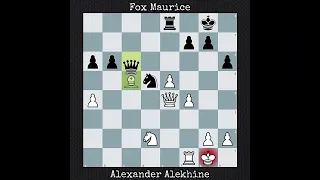 Alexander Alekhine vs Fox Maurice | Bradley Beach, USA (1929)