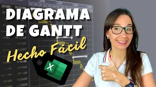 📊 Diagrama de Gantt ¡HECHO FÁCIL! en Excel.