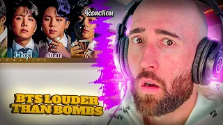 BTS - LOUDER THAN BOMBS [RAPPER REACTION]