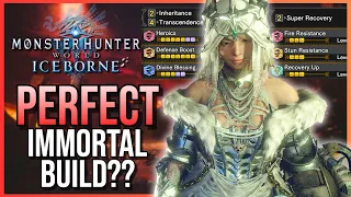 So I Tried THE IMMORTAL BUILD in Monster Hunter World...