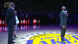 Kobe Bryant's Jersey Retirement and Speech