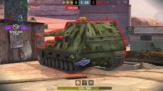 Не бой, а триллер ⚡️🔥⚡️ #wotblitz #вотблиц #tanksblitz