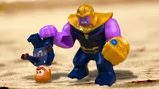 LEGO Мультики про Супергероев | Танос против Мстителей