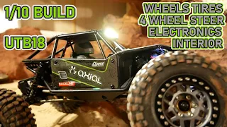 AXIAL ADVENTURES CAPRA UTB18 RTR: 1/10 INTERIOR - NEW ELECTRONICS - 4 STEER - BRASS - WHEELS & TIRES