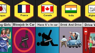 Driver's Bad Habits From Different Countries