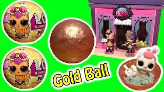 LOL Surprise Pets Series 3 RARE GOLD BALL FOUND With Glitter Pet Lil' Shoppies Shopping At Pet Store