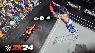 WWE 2K24: First Extreme Moments in the game!
