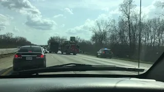 Car crash in Monroe Michigan (First recording video)