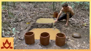 Primitive Technology: Purifying Clay By Sedimentation and Making Pots