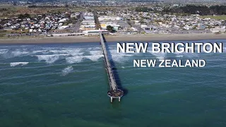 New Brighton | Drone Video | 4K | Christchurch | South Island | New Zealand