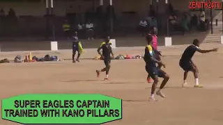 Ahmed Musa training with Kano Pillars
