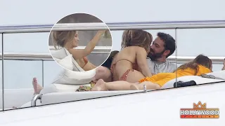 Ben Affleck & JLo display PDA aboard $130M Yacht in St. Tropez [PICS]