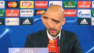 “Oh sorry I’m supposed to speak German” Pep Guardiola Funny Moment