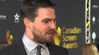 Stephen Amell on the Canadian Screen Awards Red Carpet | CBC