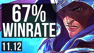 TALON vs LUCIAN (MID) | 12/0/1, 67% winrate, 7 solo kills, Legendary | KR Grandmaster | v11.12