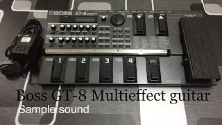 Boss GT-8 | Sample sound 1080p 60fps