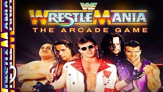 WWF WrestleMania: The Arcade Game - Bret Hart - World Wrestling Federation Championship