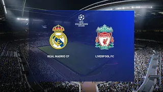 Real Madrid CF - Liverpool FC Champions League Full Highlights (eFootball PES 2021 gameplay)