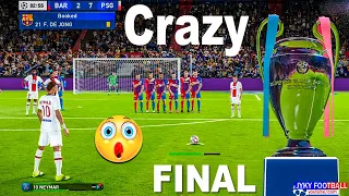 PES 2021 - Final UEFA Champions League - Neymar 2 Free Kick Goal - Barcelona FC vs PSG Full Match HD