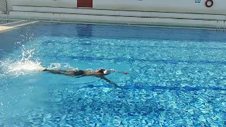 12 ) swimming freestyle  full stroke
