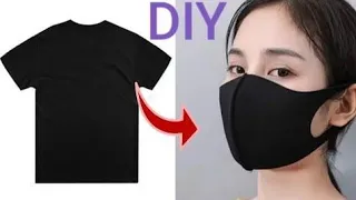 Make Fabric Face Mask at home | DIY Face Mask No Sewing Machine | Easy Face Mask Pattern