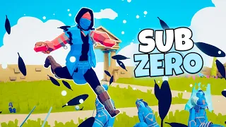 SUB-ZERO vs EVERY FACTION | TABS Modded Gameplay