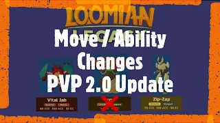 Ranking PVP 2.0 Changes, These Moves and Abilities will be Changed | Loomian Legacy